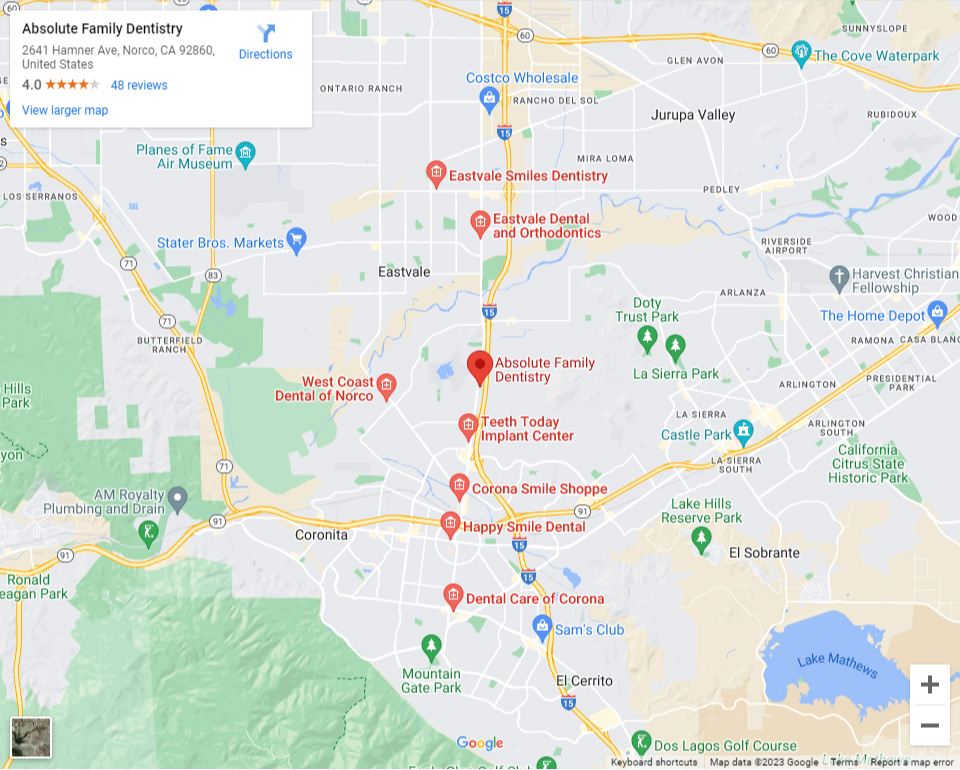 Absolute family dentistry address map