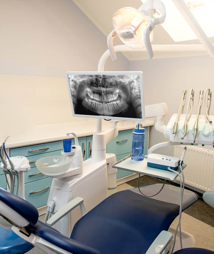 Image showing dentist place with dental equipment